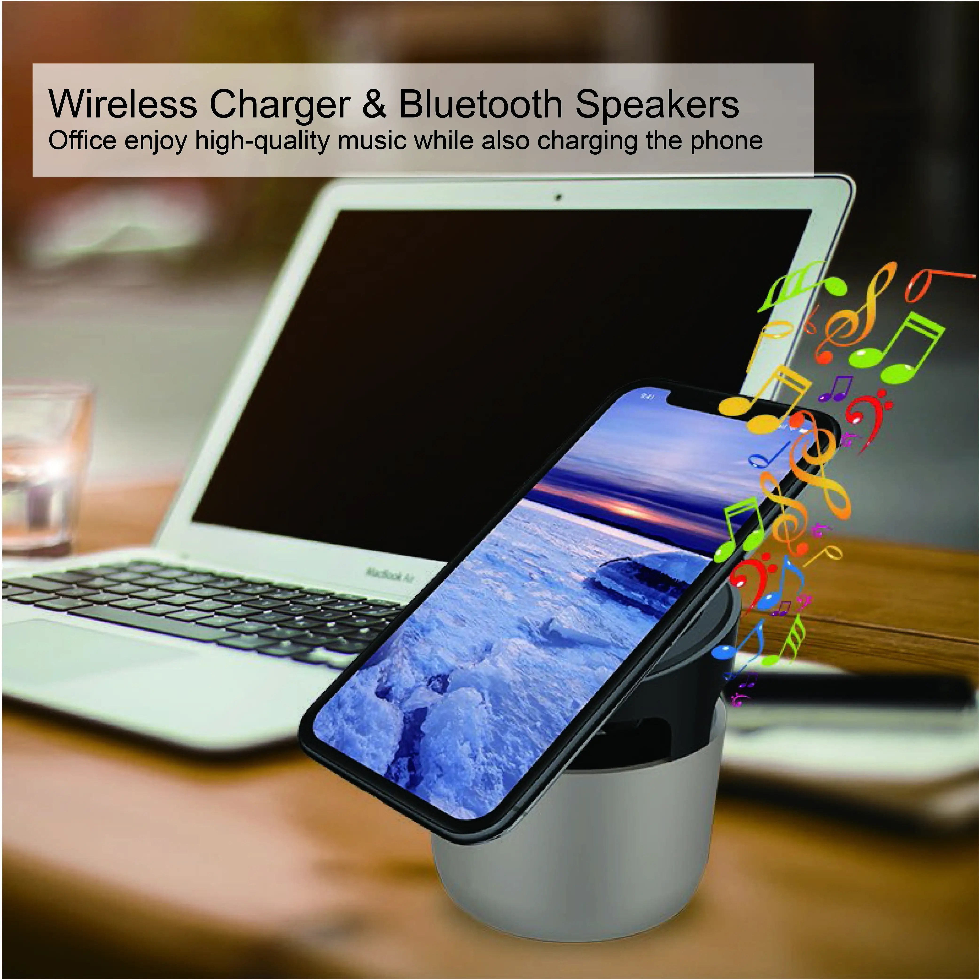 waterproof and wooden bluetooth speaker mini and qi wireless charger for cell phone - ANKUX.COM