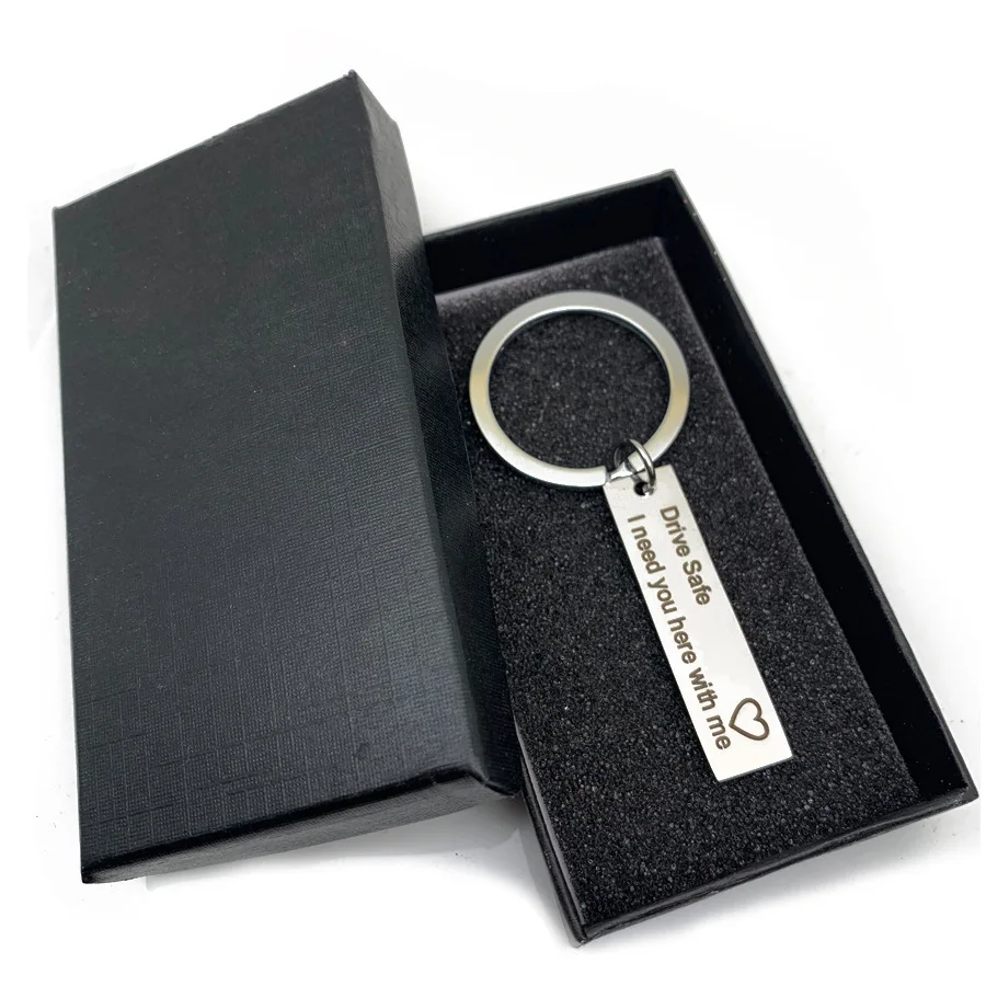 Wholesale Metal Keychain Blanks Sublimation Blank Key Chain Silver