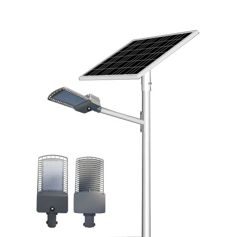 Split Solar Street Light 60W IP67 Waterproof Backup 5 Rainy Days With Motion Sensor For Road Street