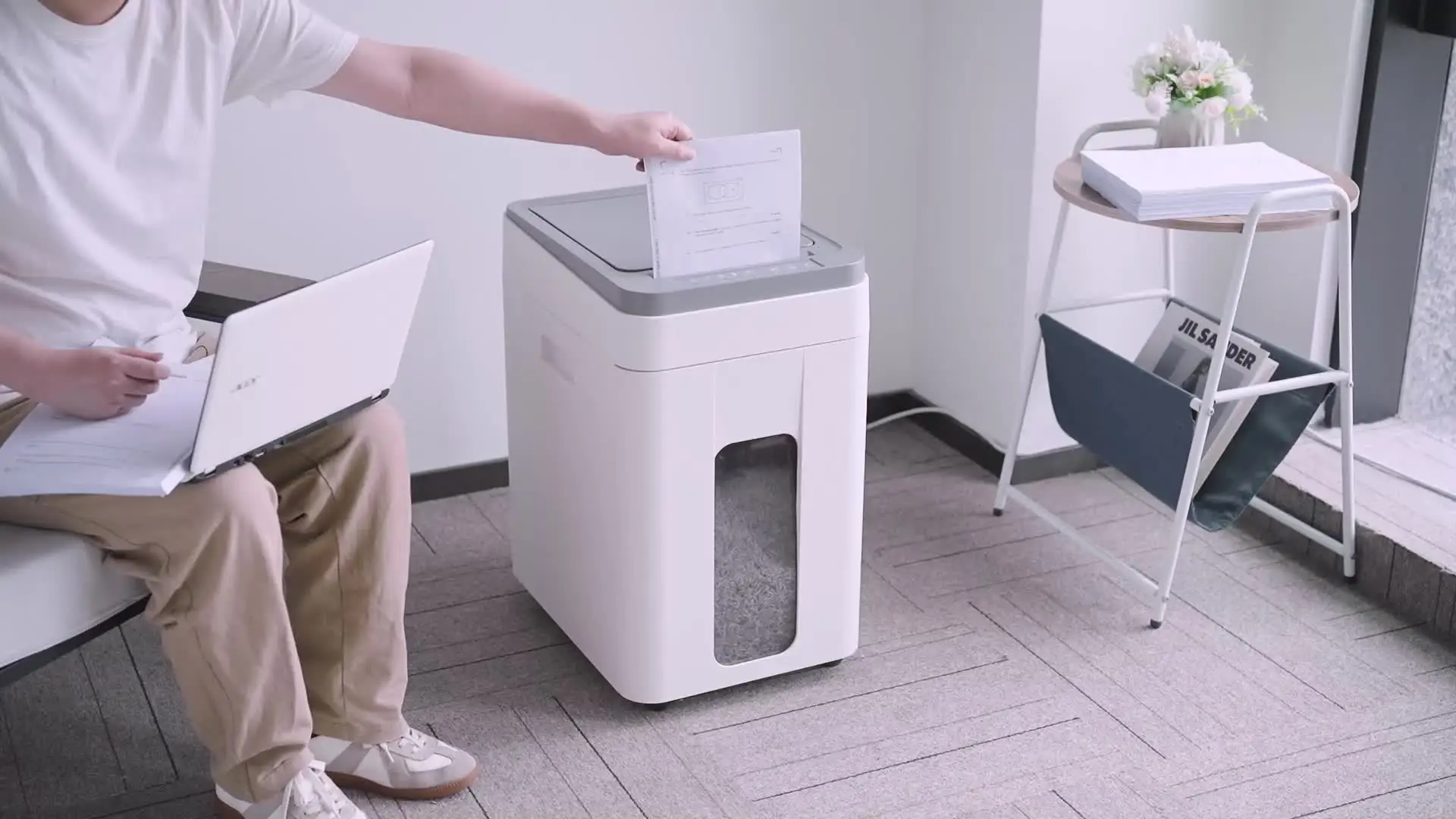 新品未使用　AHD shredder/rawlifefactory caudex Formax FD 8732 High Security Combo Paper / CD & DVD Shredder Level