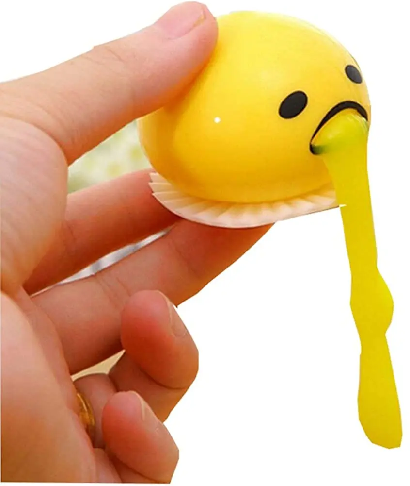 Hot Sale Funny Vomit Eggs Yolk Stress Ball Squishy Stress Relief Party