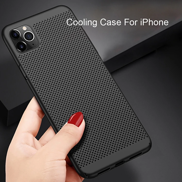 OTAO Heat Dissipation Telefon Phone Case For iPhone 11 Pro Max X XS XR 7 8 6s Plus Ultra Thin PC Matte Mobile Phone Shell Cover