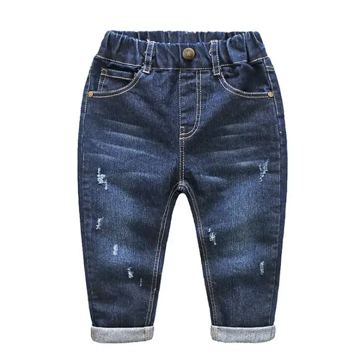 Spring Children Boys Trousers Boy's Jeans Kids Long Denim Pants Y11995 ...