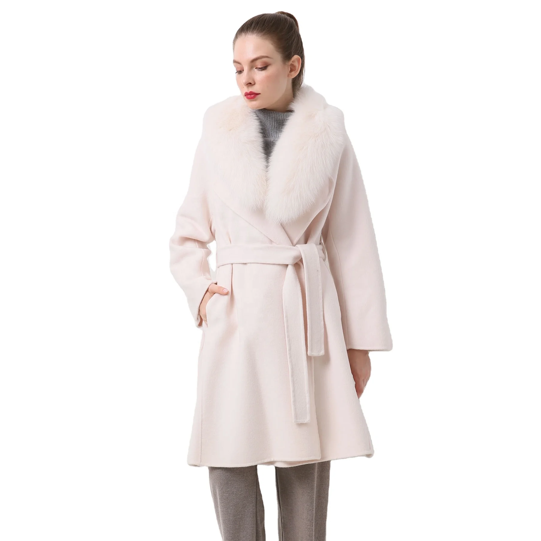 

wool coat fur,2 Pieces