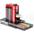 コーヒーポッドホルダー引き出し収納ホルダーコーヒーカプセルキッチンオーガナイザーと互換性 40 カプセル