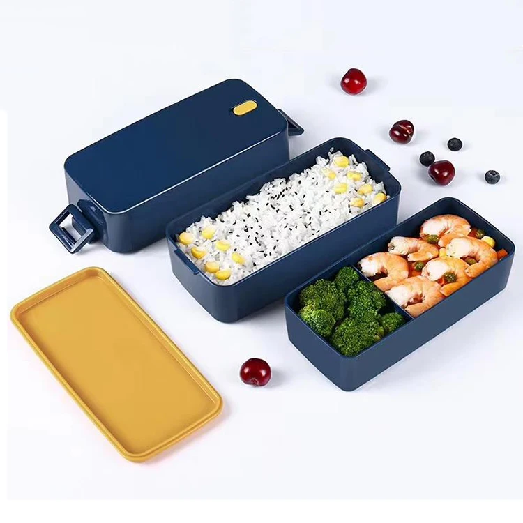 食品储存容器可堆叠便携式防漏日本风格餐盒便当盒