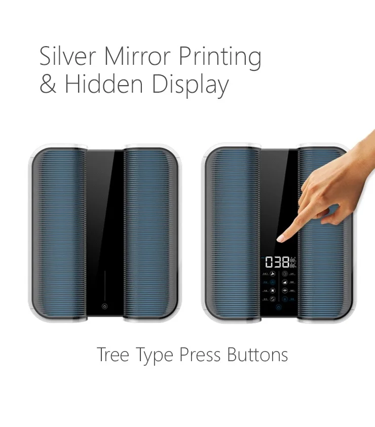 2019 custom smart small table app wifi air purifier hepa carbon filter air cleaner for home