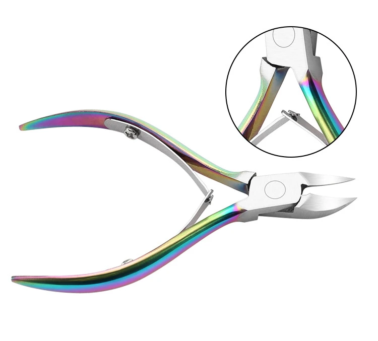 Oem Professional Colortitanium Stainless Steel Cuticle Nipper Sharpener
