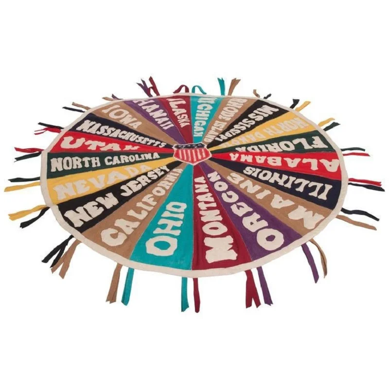 cusotomize size and color promotional felt pennants as gift with customized