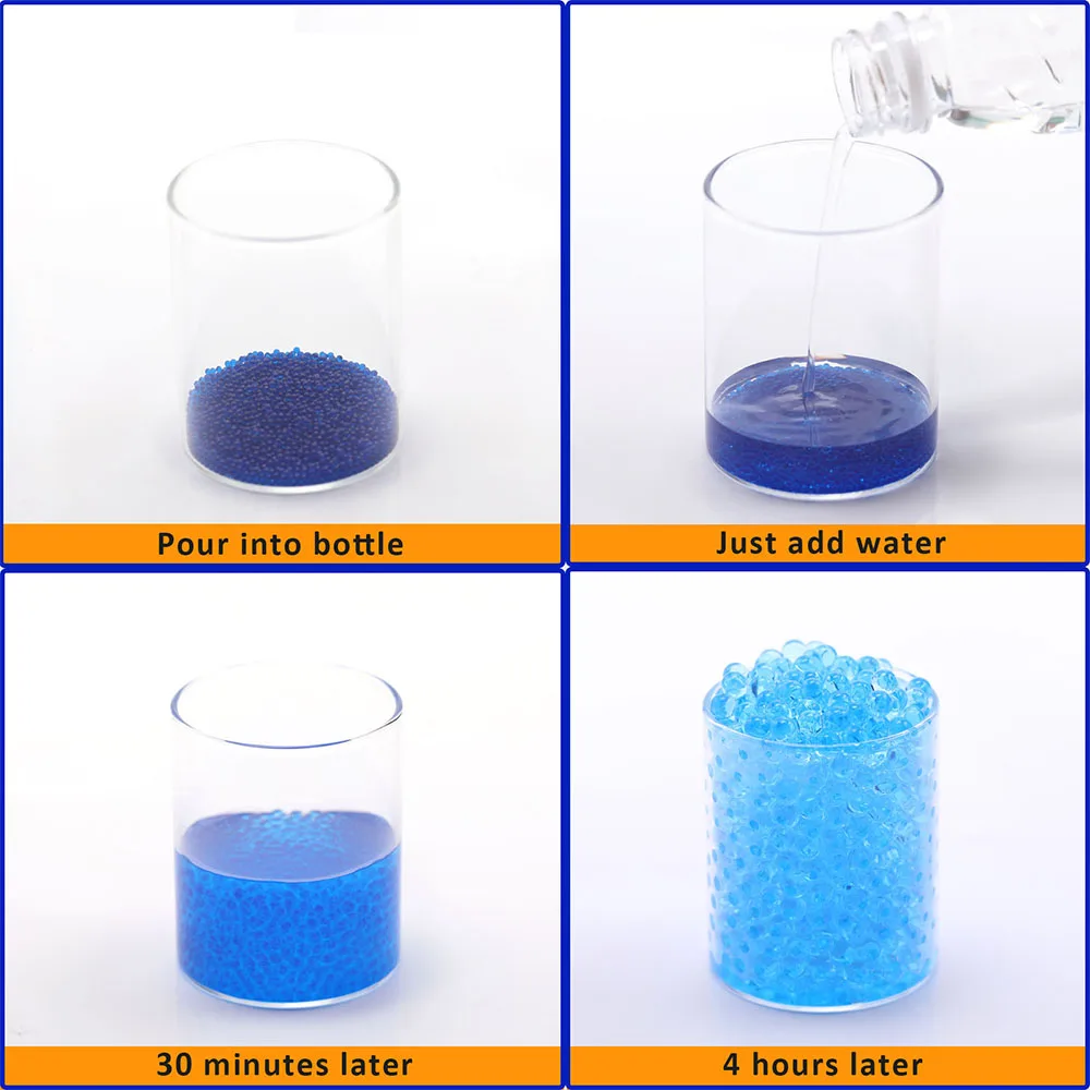 Hard Harden Gel Ball Blaster Glockgel Gun Ammo Blaster Ball 7mm 8mm For