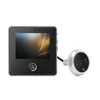 Built-in 2pcs 940nm infrared night vision IP digital door peephole viewer camera with cover