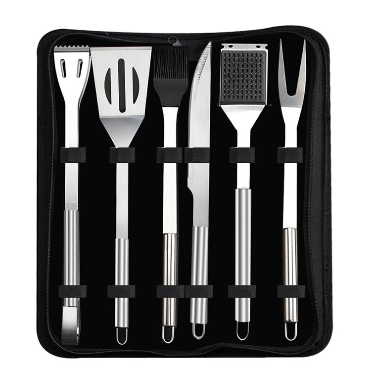 Bbq Grill Garden Utensil Barbecue Stainless Steel Outdoor Multi Kit Bag