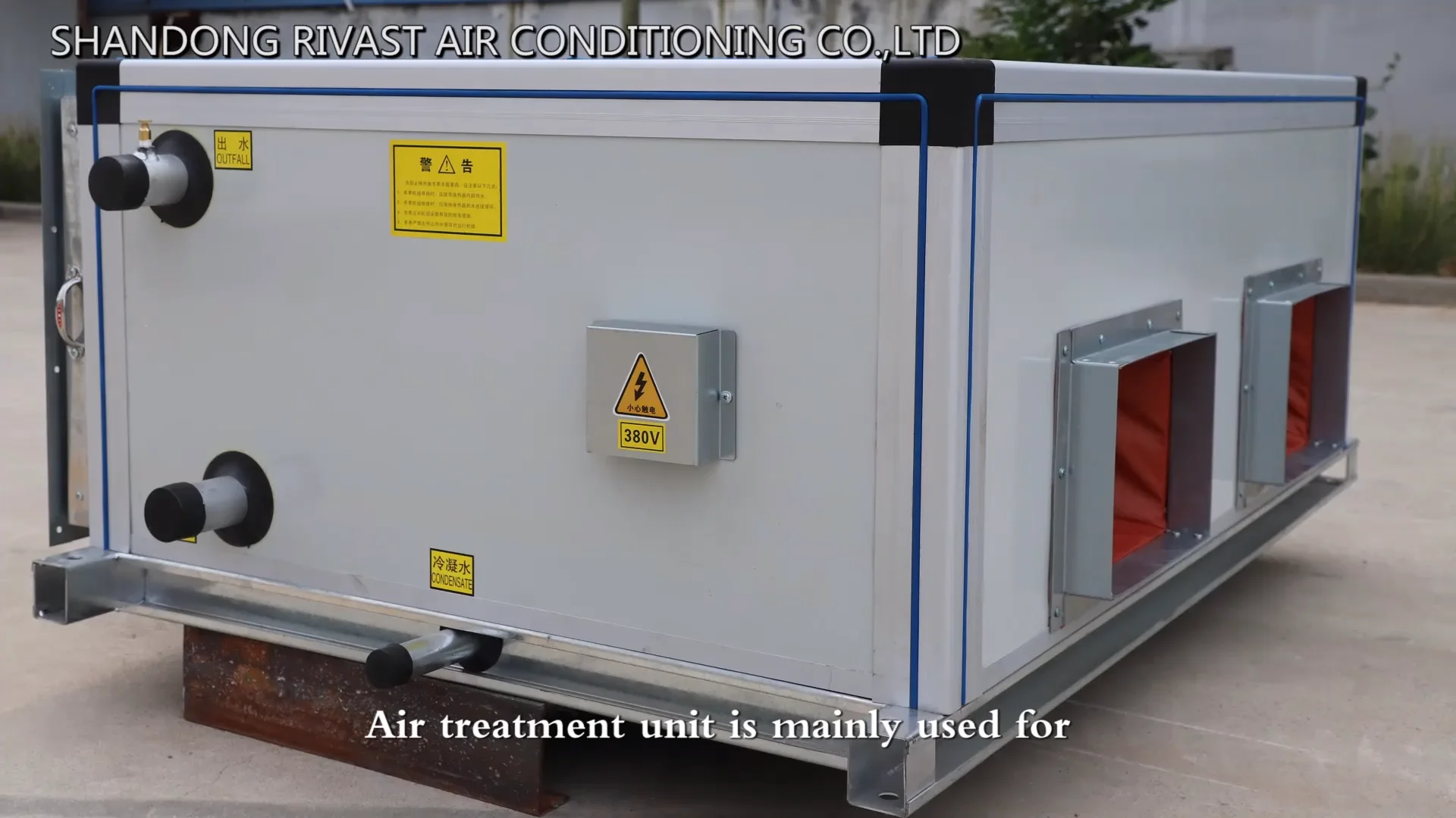 Central Air Conditioning Ceiling Type Ahu Air Handling Unit