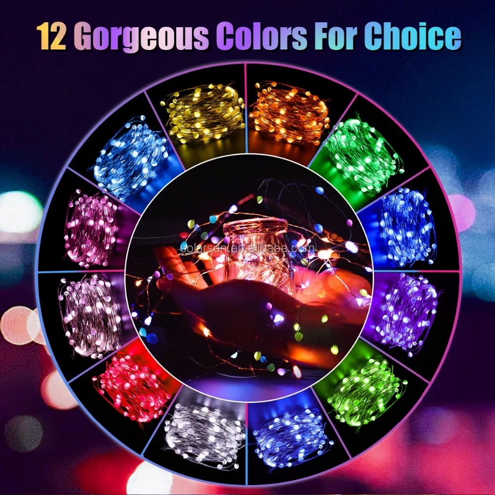 2020 NEW LED Fairy Lights 5M/10M/20M USB LED String Remote Control 50 ...