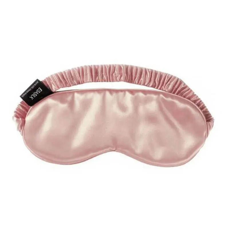 

22 mm Embroidered custom logo 100% Silk Luxury eye sleep mask