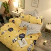 Cheap Price 100% Cotton 4 pcs cartoon bedding set bedsheet set bedding