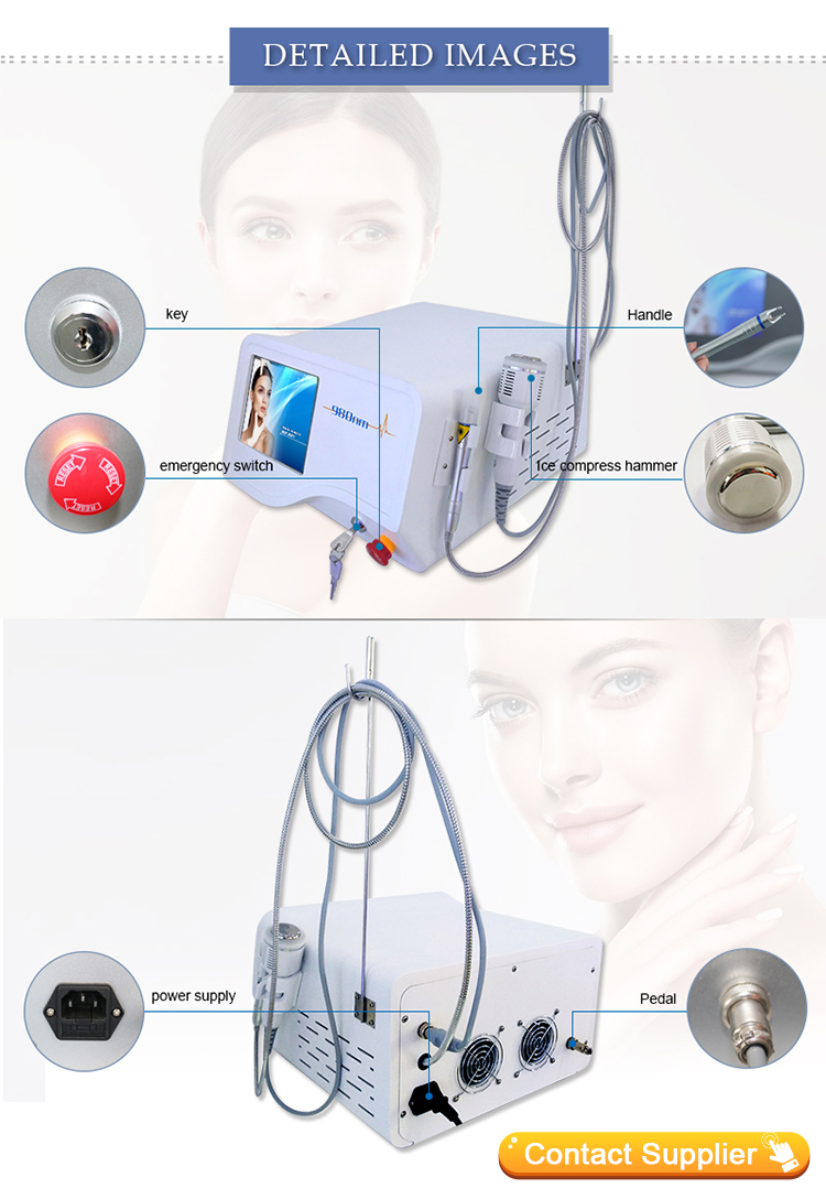 40w 980nm Laser 3 In 1 Spider Vein Removal 40w 980nm Diode Laser