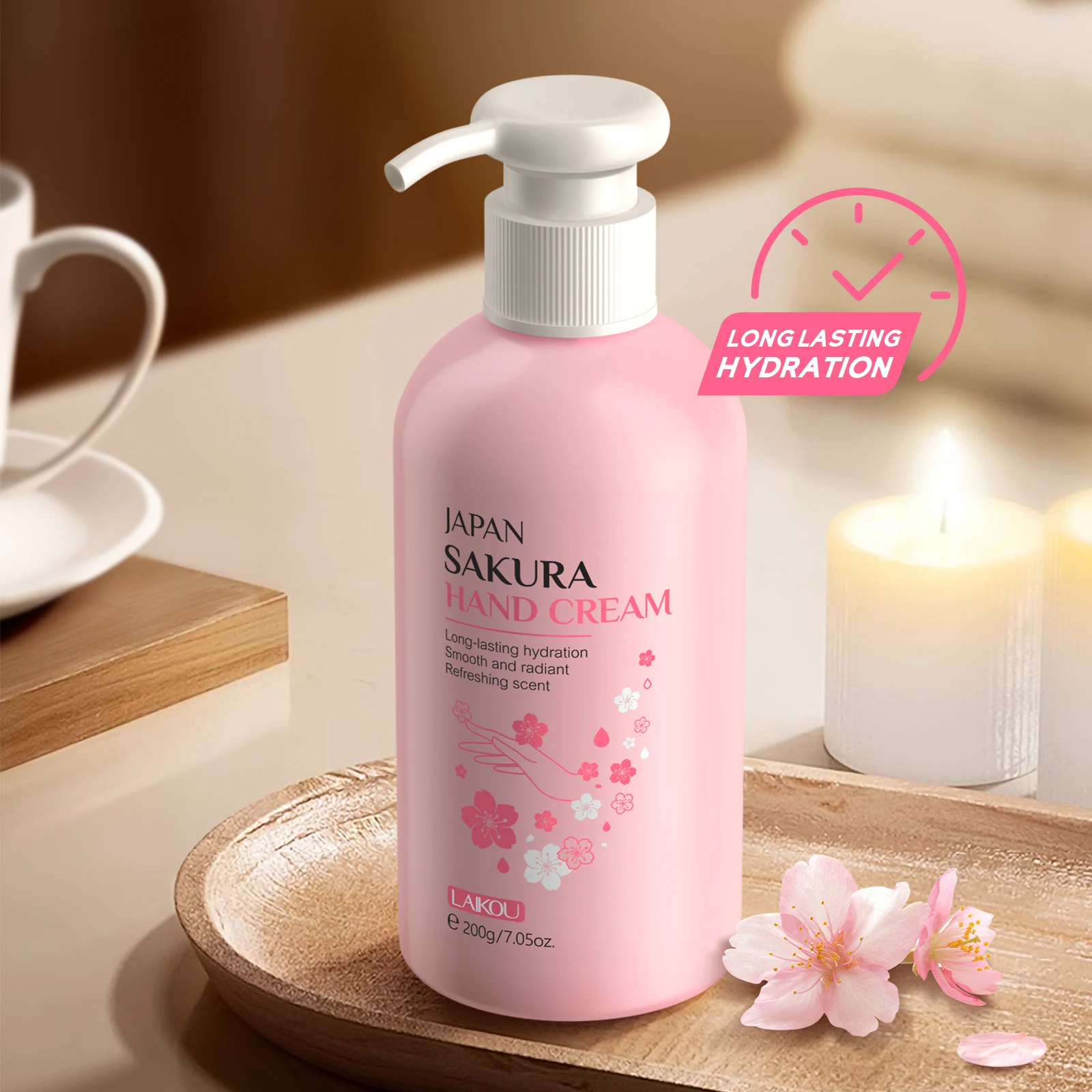 LAIKOU Japan Sakura Fragrance Hand Cream - Deep Hydration