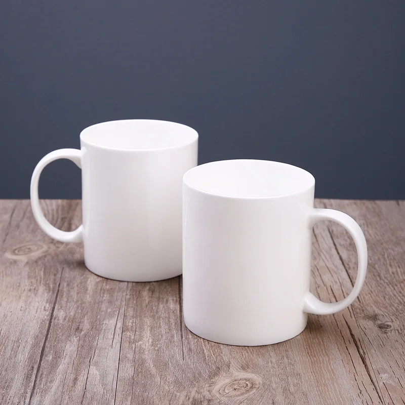 Advertising Custom White Porcelain Coffee Mug Cup With Logo