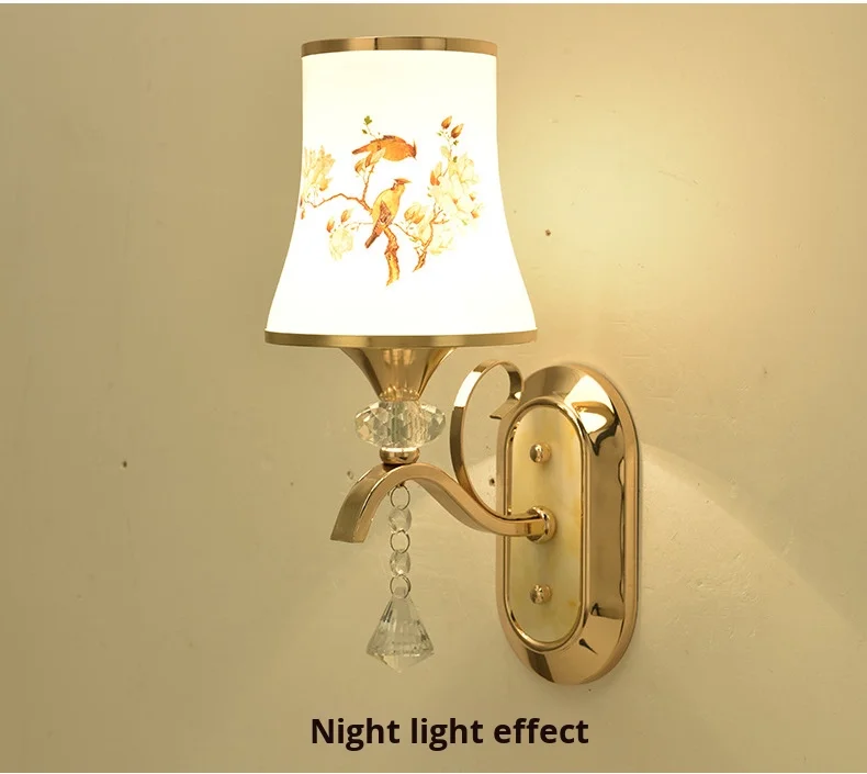 product modern simple led bedroom lamp golden iron body wall lamp for living room tv wall aisle staircase balcony bedside-8
