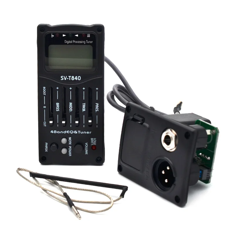 Eq Equalizer Svt840 Acoustic Guitar Bass Eq Preamp With Digital Tuner