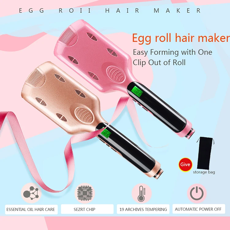 curling iron hair
