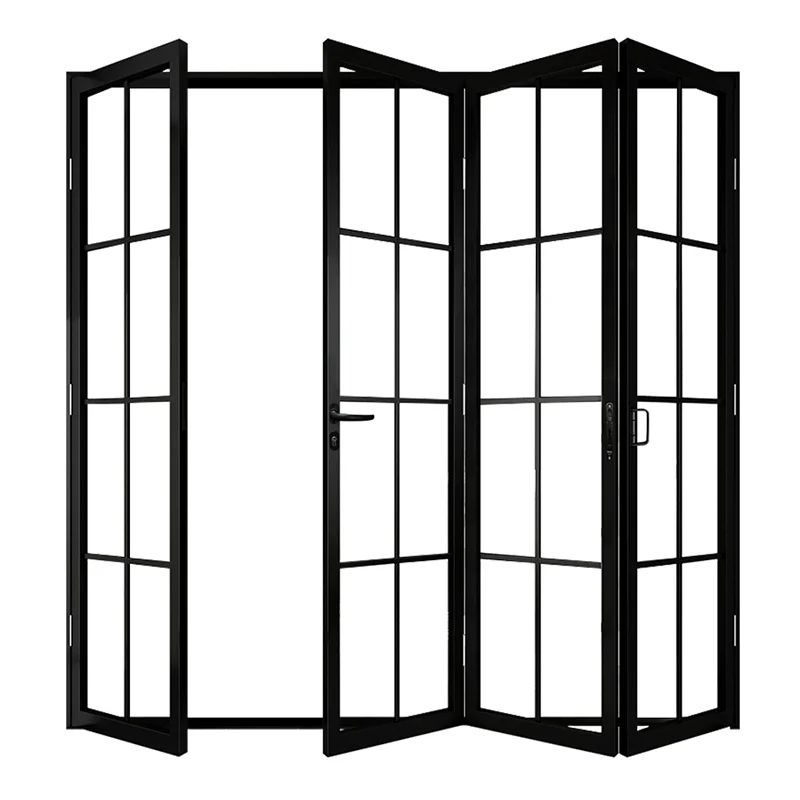 New design exterior accordion aluminium folding door bi fold screen