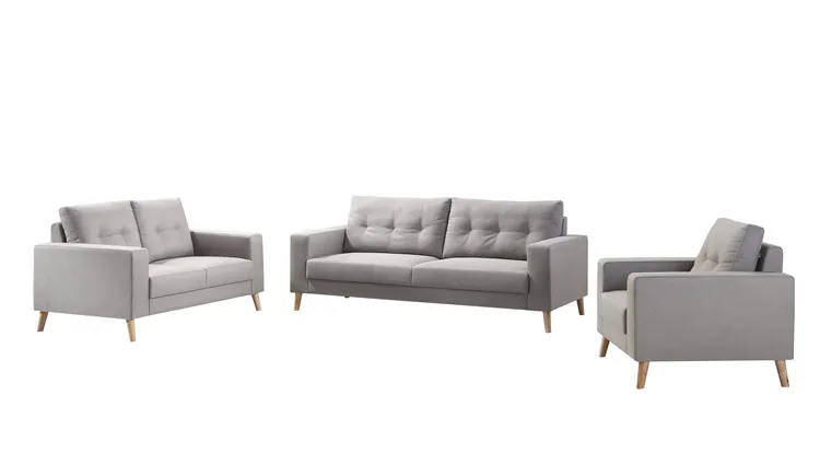Home Luxury Modern Living Room Sectional Fabric Sofa B1023#