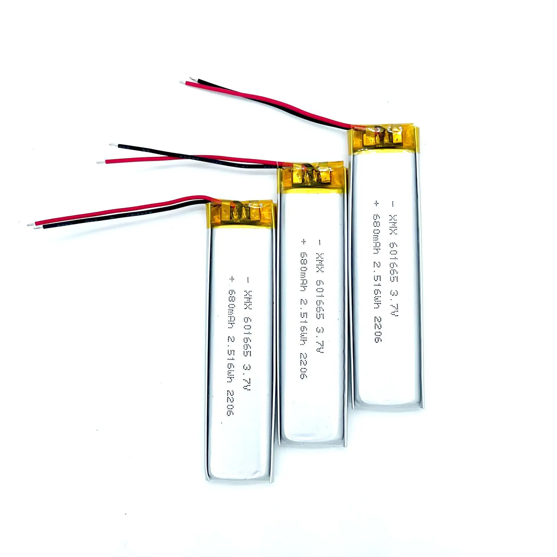 Rechargeable 601665-680mAh Li-polymer Battery for Reading Pen & Recording Pen Portable Devices-in Stock 1 Year Warranty