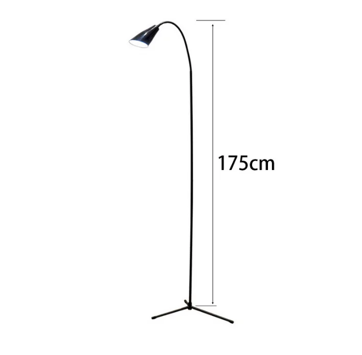 Flexible Gooseneck Standing Dimmer USB Light Stable Base tripod minimal Reading Lamp LED Floor Lamp