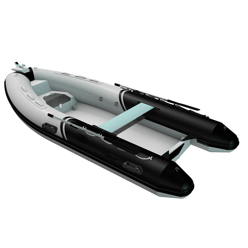 3.8m Aluminum Center Console Fishing Boat Inflatable Yacht With Bench