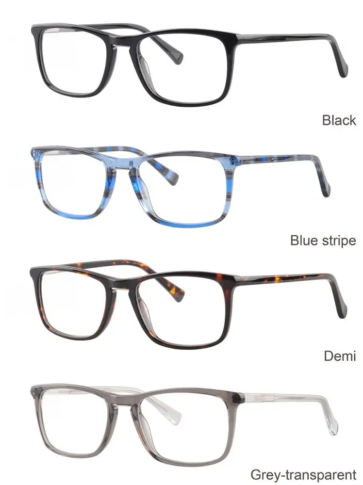 Colorful Combination Mens Eyeglasses Frames Ready Stock Eyeglasses