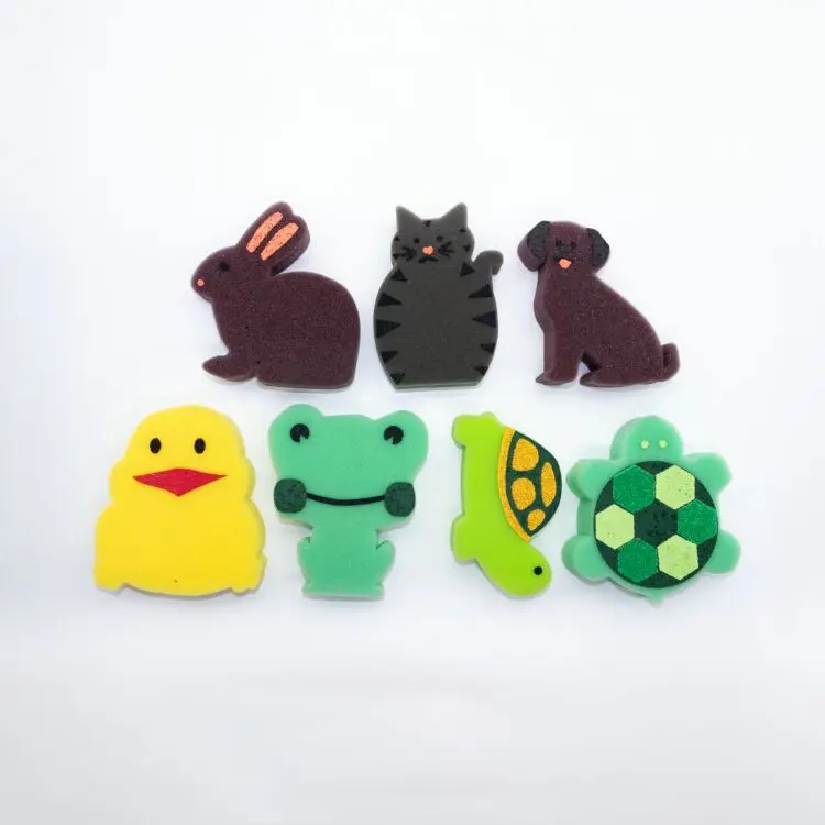 Skinfriendly Animal Shaped Bath Sponge For Body Cleaning Buy Animal