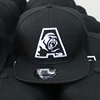 Custom swag flat embroidery 100% acrylic casquette,custom logo plain black snapback cap wholesale