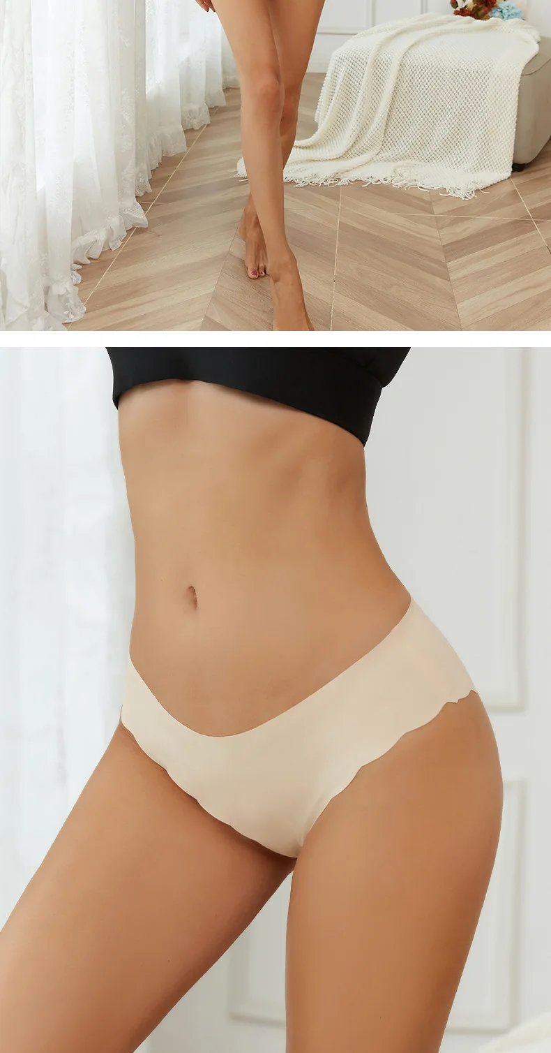 Wholesale New Arrival Ice Silk Women's Panties Breathable and Antibacterial Ladies Panties Women's Underwear Custom OEM Supplier