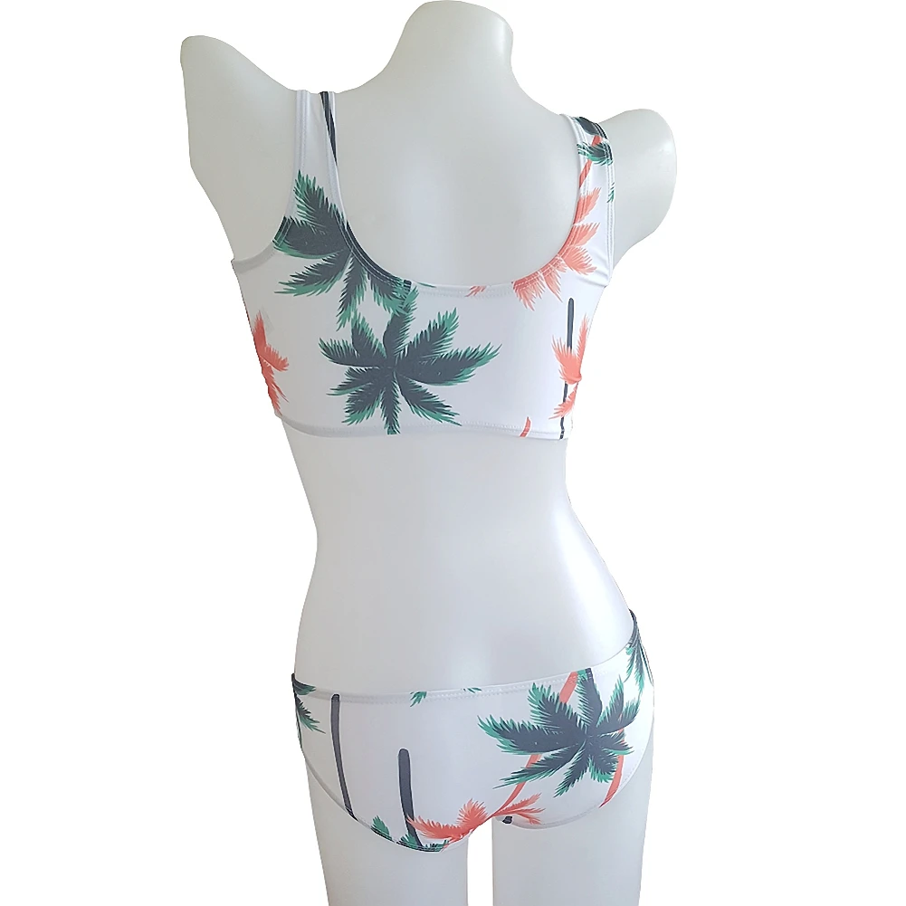 High Quantity Sexy Zipper Twopiece Bikini Set Low Waist