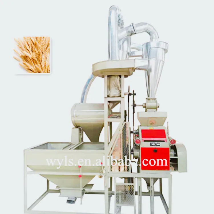 Automatic Teff Wheat Rice Flour Mill Milling For Flour Making Plant
