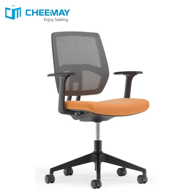 Cheemay wholesale modern orange computer chair office mesh furniture