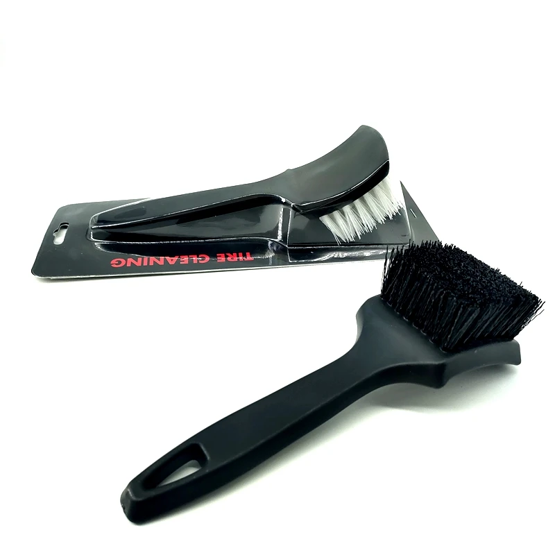 high quality auto tire care cleaning washing car wheel detailing brush ultra soft detail kit set brushes pack with long handle manufacture