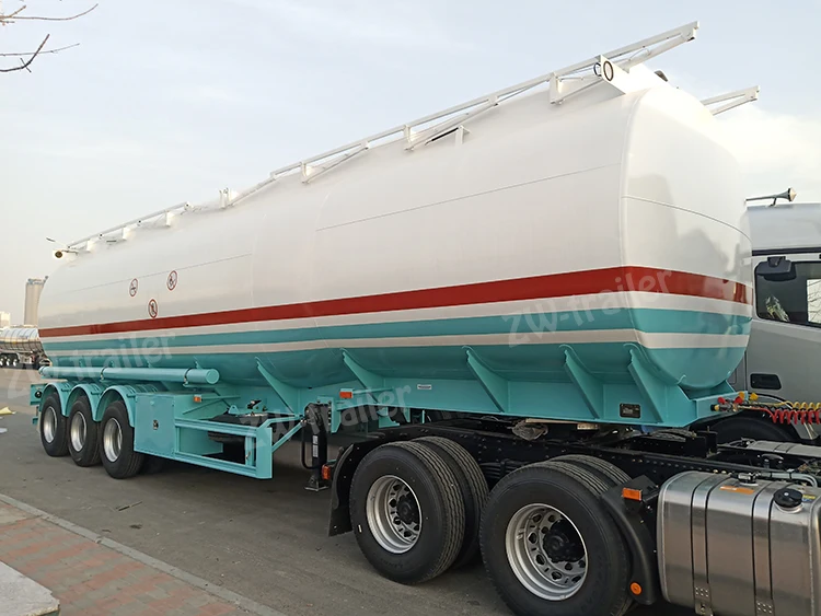 42000-45000 liters oil fuel diesel crude storage tanker truck semi trailer for sale