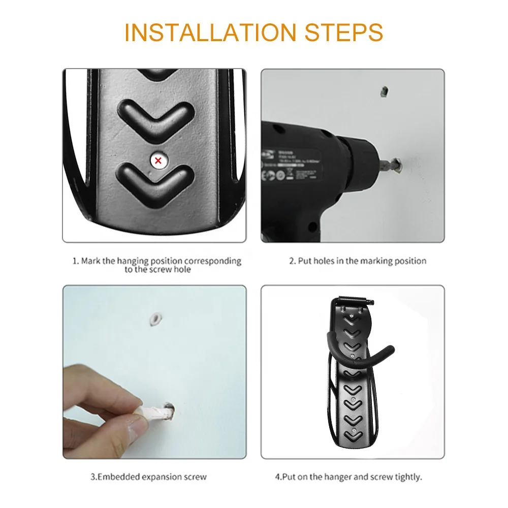 Spacesaving Scooter Wall Mount Bracket Wall Hanger For M365 Pro Es1