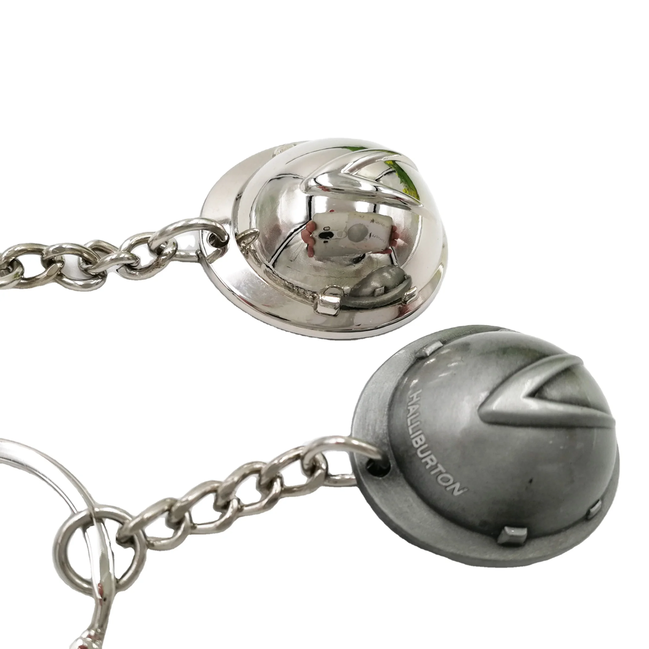 Petroleum Oilfield Industry 3d Gold Tricone Drill Bit Pits Key Chain