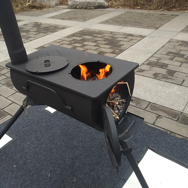 Sophisticated Technology Portable Wood Burning Camp Stove Garden Stove For Camping Tent Sale