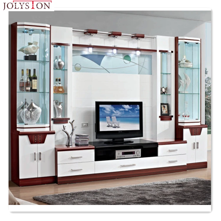 Modern Simple Living Room Furniture Tv Stand With Led Light Storage Tv