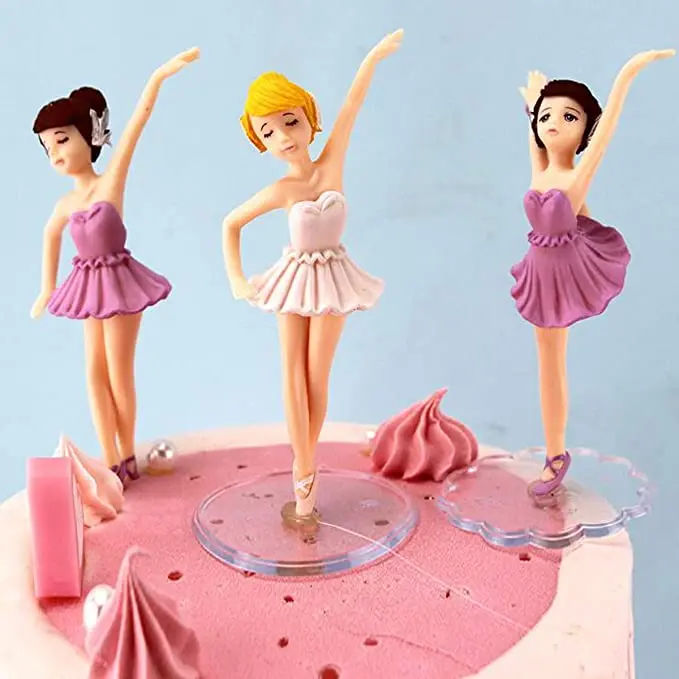 cake topper Female Dancer Lady Playmobil Ballerina Fairy toy figure 