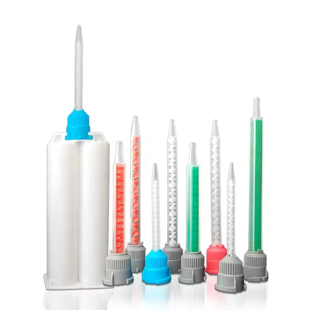PMF06-24 Bayonet Static Mixing Nozzle Dispenser Plastic Epoxy Ab ...