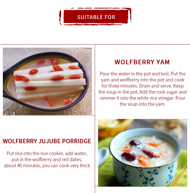 High Quality 100% Pure Natural Fresh Dried Organic Chinese Gouqi Berry Organic/ Lycium / Wolfberry