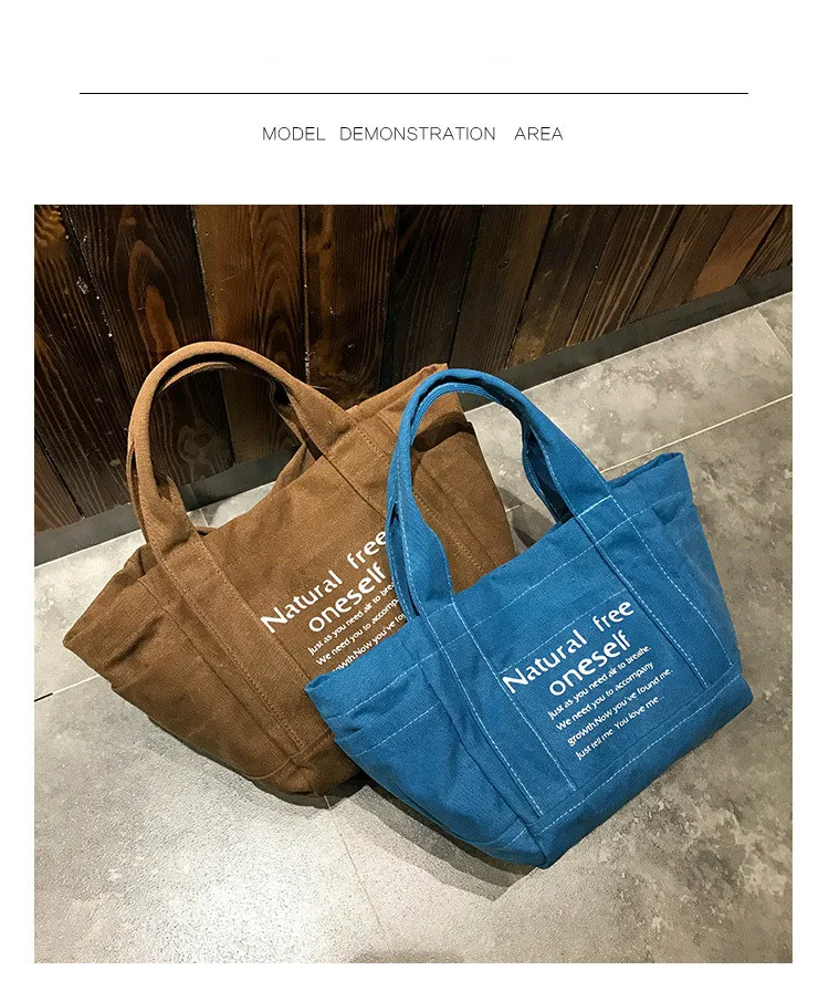 Fashion lady handbags for travel women  canvas tote bags