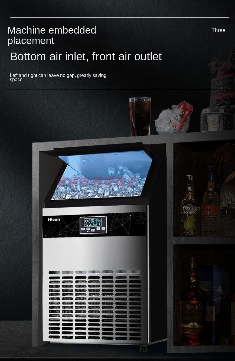 Ice Machines, HICON, 80kg, Stainless, Steel - detail 34