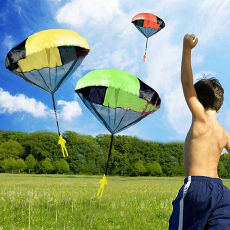 Desalen Kids Educational Toy Soldiers Parachutes Mini Outdoor Hand